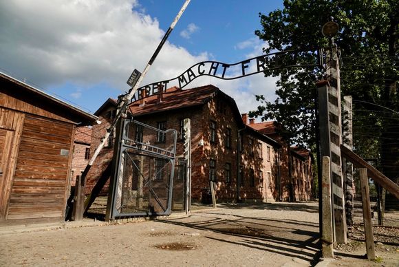Auschwitz I front gate