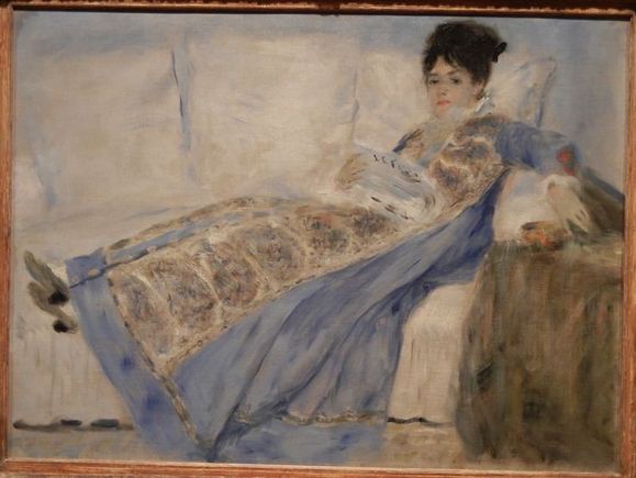 Camille Monet by Renoir