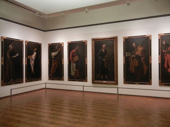 The Zurbarán saints at the Museu Nacional de Arte Antiga