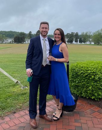 K and L are at a wedding - it’s his high school friends so I told her she needed to buy a new dress because he would be wanting to show her off. She hates clothes shopping but I think she did well. 