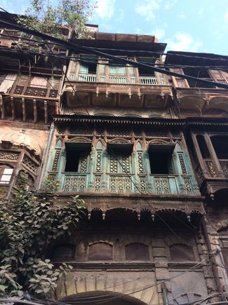 Crumbling, decaying, but still living and breathing.