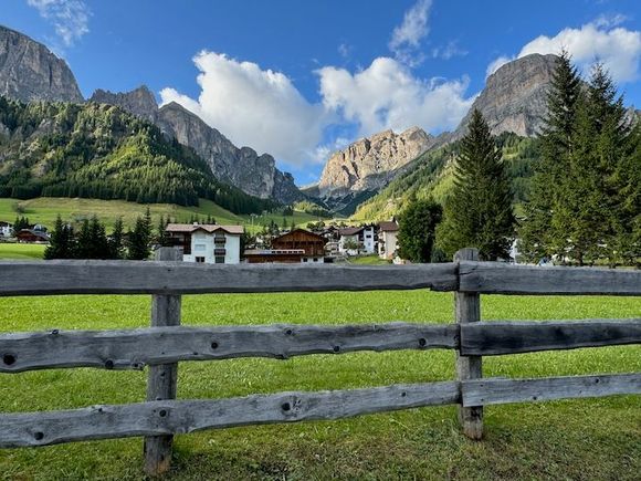 View north toward Sassongher 