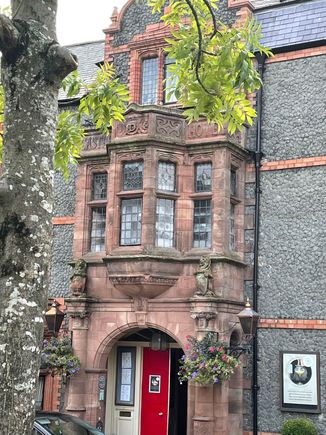 Our hotel in Wales. The Castle Hotel, Conwy, Wales