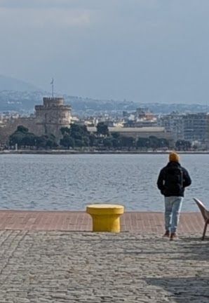 
Just one block away.