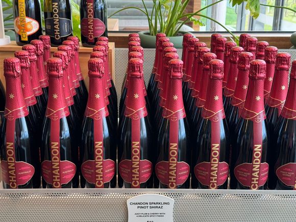 And beautiful red bottles - thirsty anyone?