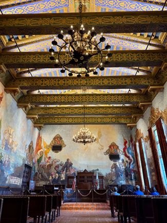 Stunning courthouse interior 
