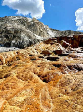 Jupiter terrace at Mammoth Hot Springs 
