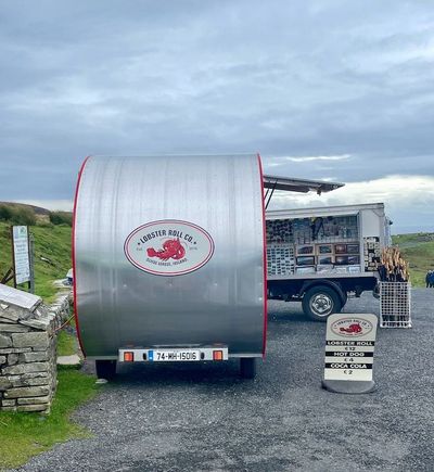 Lobster rolls at the top - we were tempted but had brought our own lunch