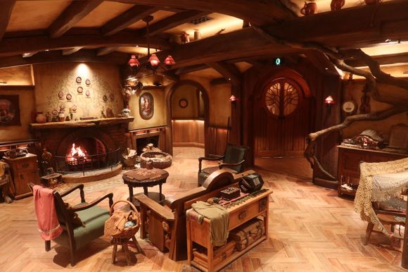 Living Room Inside Hobbit Hole, Hobbiton