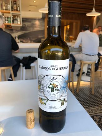 Local wine from Cadiz province: LADRON DE GUEVARA, I always chose this with lunch when I ordered wine