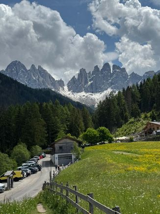 The magnificent Dolomites! 