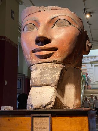 
Head of Hatshepsut from statue at her temple, Deir el-Bahari


