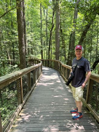 The least impressive national park I have been to. Swamp land and trees. We did not stay long as the temperatures were in the low 90s and the humidity was high.