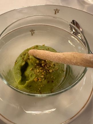 An incredibly great guacamole, of all things, as a welcome dish at the Parador in Cuenca