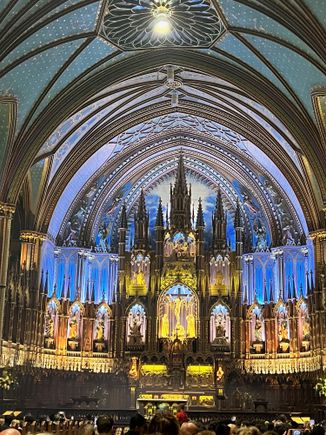 Prior to the show start. No photography was allowed during the actual light show.