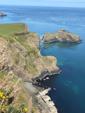 Carrick-a-Rede Ropebridge from Portaneevy Viewpoint
