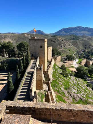 fortifications at Alcazaba de Antequera