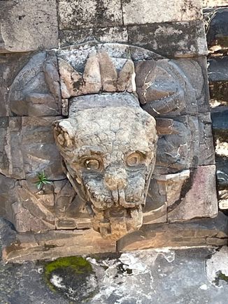 Some interesting detail at the Temple of Quetzalcoatl