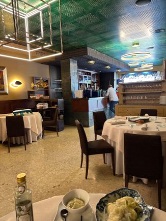 ASADOR D'BERTO, in O"Grove, a workaday seaport town in Pontevedra province; this is reputed to be the finest restaurant in town, but there are few others recommended by Repsol and Michelin