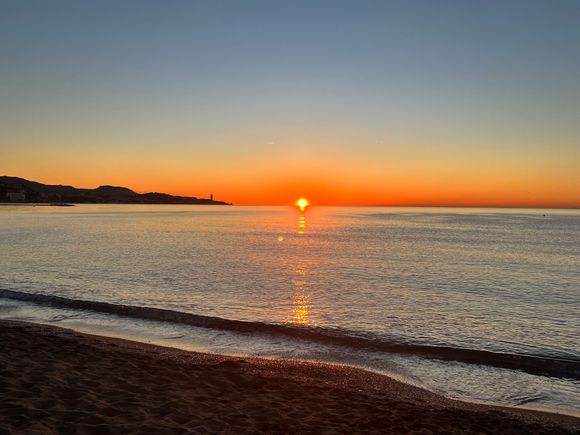 Sunrise on the horizon