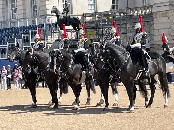 This is the line the broke from, you can see one rider in the back already moving out.