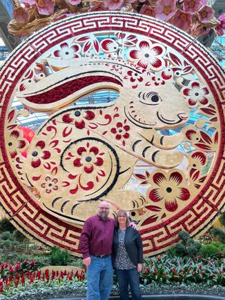 Me, Mrs Z and a chinease rabbit.