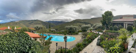The panoramic view from our terrace - I'm afraid we're never leaving!
