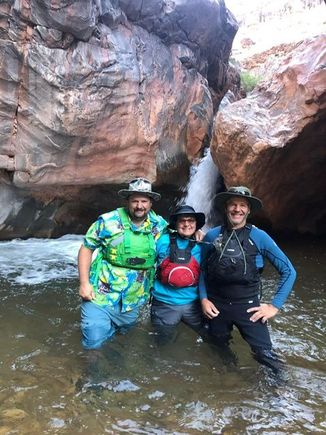 My little brother, mom, and dad. 