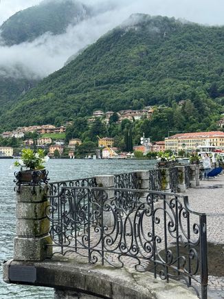 Along the Menaggio waterfront