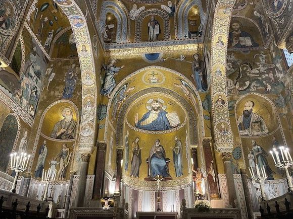 We saw some amazing mosaics in Palermo - including these at Palazzo Reale/Palazzo dei Normanni. And we didn't even make it to Monreale (sadly). 