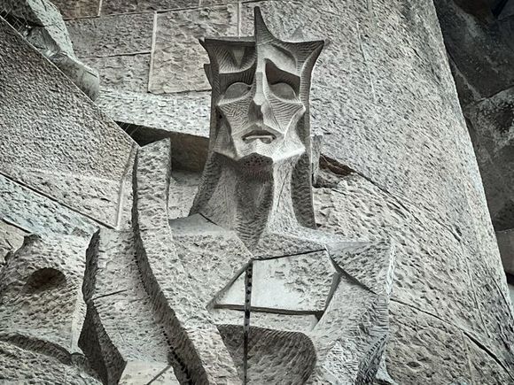I love the emotion of the sculptures on the Passion Facade