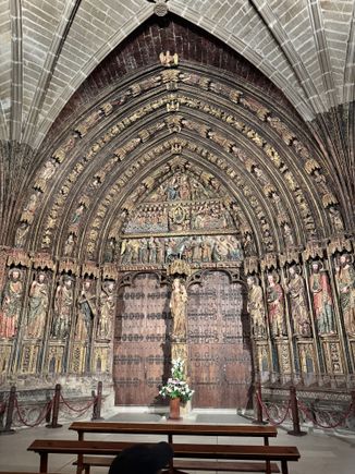 The stunning portico