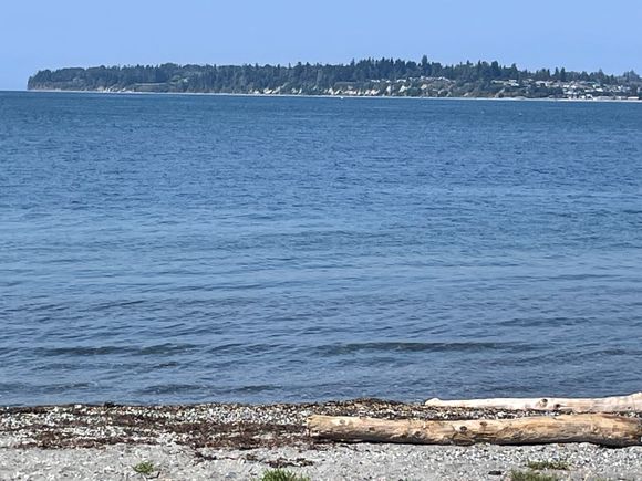 We stopped for some cheese and crackers and looked out at our timeshare across the way.
