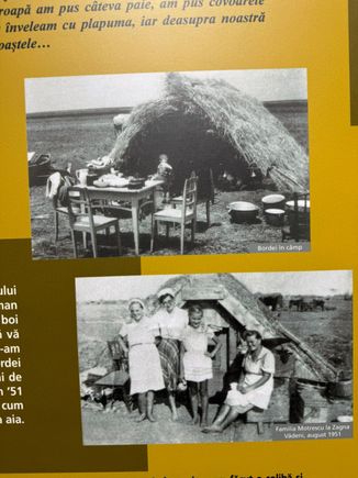 These are photos of the people who were deported to the Baragan Steppe.