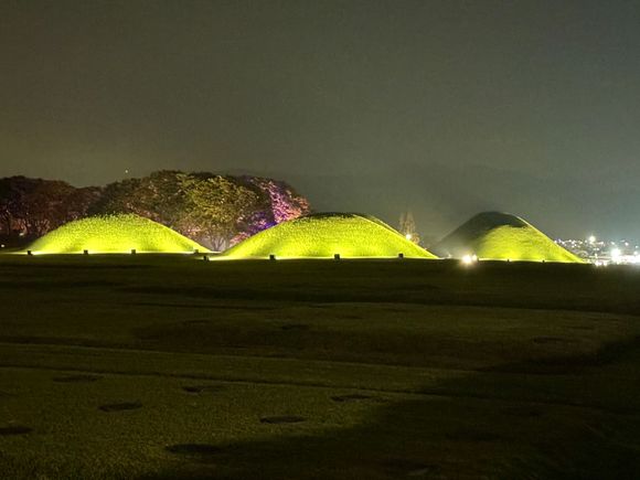 The Tomb Complex at night 