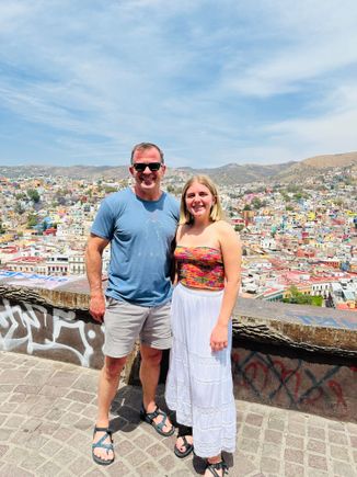 Climbed a million stairs to the top of the city. 