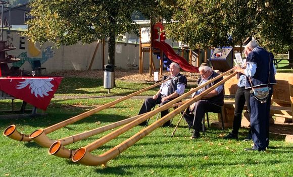 Some entertainment near the cheese factory 