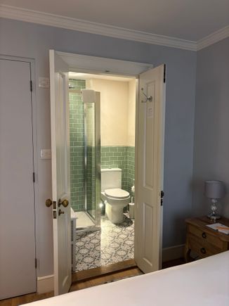 Nice bath products, robes and slippers provided.