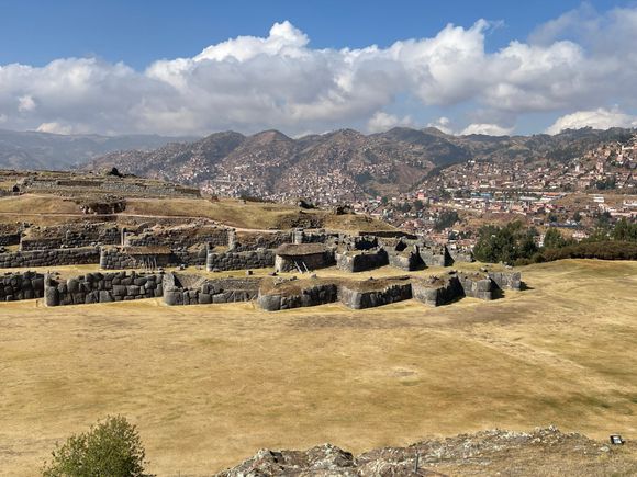 Huge rows of stone walls