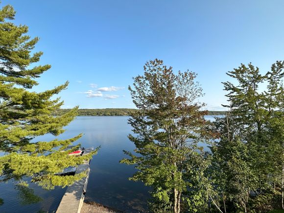 Lake view from our room. 