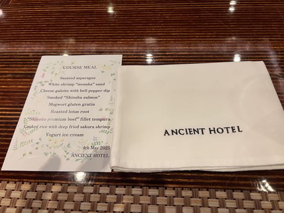 Our final kaiseki meal - this was the most amazing meal