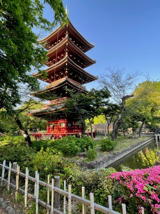 A little 5 story pagoda at the shrine