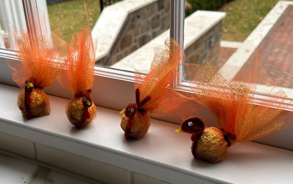 As did these silly turkeys I made at student nurses’ craft night last year… 