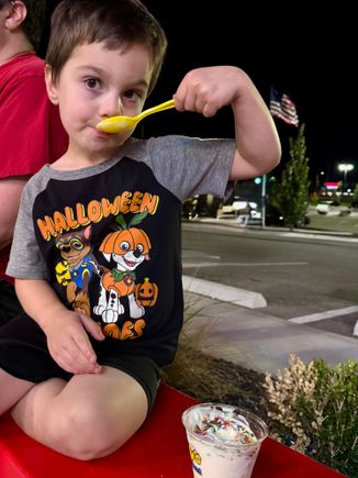 After all that fun, it was time for ice cream!