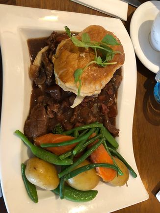 I don't remember whose lunch this is -:) I took only 2 photos of our lunches