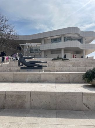 Entrance to the Getty Museum