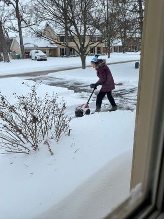 It was only 7 inches of snow mixed with lots of frozen sleet.