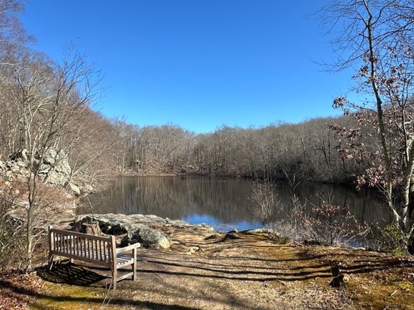 I spent some time in contemplation here. Cold but sunny day. 