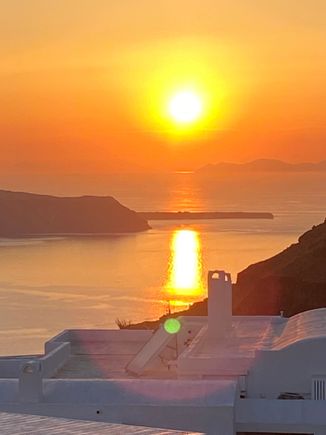 Sunset from Blue Dolphins Apartments!