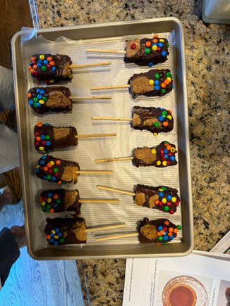 Ok I already sampled one…. Someone had to make sure they were edible!!!!!